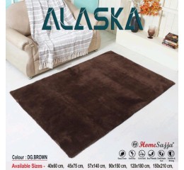 ALASKA CARPET (Dark G. Brown - 120x180cms)