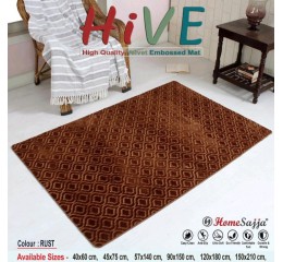 HiVE CARPET (Rust - 90x150cms)